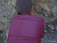 When man gives money to girl, she doesn't resist so guy moves on to humping her outdoors 4