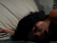 Gorgeous Latina temptress made her partner hard and had an ardent intercourse with him 11