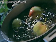 Dirty whore with hairy pussy masturbates with her fingers in an old abandoned house 6