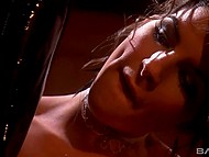 Sexy brunette seduces her girlfriend and they help each other cum using fingers and a silicone dildo 10