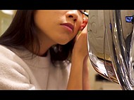 Asian couple on their wedding trip to USA finds time for romantic encounter in the motel 5