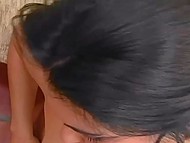 Fresh sperm is all over young girls and adult women including faces and mouths in compilation 7