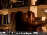 Women loudly moan having fun with sexual partners in hot moments from feature films 4