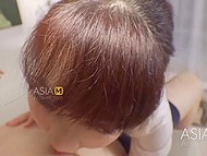 Japanese coed with bangs will come home right after giving the stranger a blowjob 8