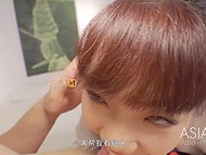 Japanese coed with bangs will come home right after giving the stranger a blowjob 9