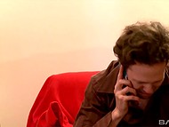 Smoking-hot brunette MILF Dylan Ryder properly stretched by bald stallion in front of her hubby 6