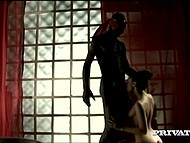 Asian geisha Mya Diamond blacked after having anal affair with handsome white client 8