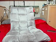 Young guy with frizzy hair shoves a vibrator into his ass and jerks off on the webcam 11