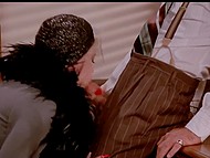 One thing can be said about these ladies is that when there's a chance to suck a dick, they don't miss it 4