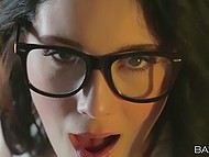 Mutual attraction between natural beauty Noelle Easton and coworker leads to ardent sex in the office 11