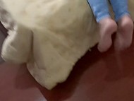 Guy checks juicy ass of mature mistress who doesn't know he is having hidden camera on his body 10