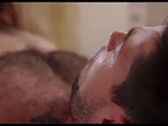 Man trusts shemale and takes dick in his skillful mouth while fucking the butthole 6