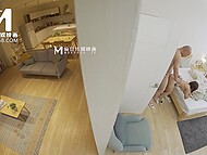 Excited Asian guy finds time to bang adorable girlfriend with cute face in the bedroom 11