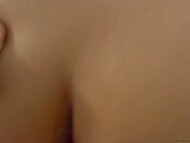 Chubby Asian belle Tia happily tries anal with agent at audition and in the end gets facialized 11