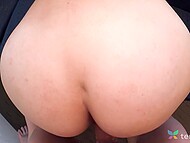 After oral foreplay, lovely Japanese girl finally gets penetrated with partner's stiff boner 7