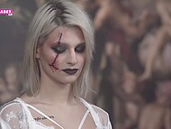 Greek guy makes a deal with sexy witch and finally receives chance to bang blonde ex-GF 5