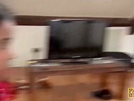 Slim Ebony housewife gets dragged into hardcore interracial sex with impudent British man 4