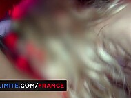 Several French sluts arrive in the nightclub to dance naked and have fun with naked strangers 9