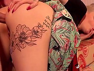 Blonde actress Arielle Aquinas tempts producer into anal affair in order to get the main role 11