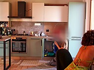 Work can wait but handyman's hard cock can't because Latina girl's bottom makes him want to jerk off 8