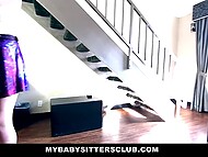 Adorable babysitter Iggy Amore helps her irritated and horny boss release the tension 4