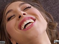 Compilation of dazzling hotties screaming while having their pussies licked by James Deen 8