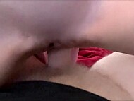 Blonde with saggy tits Skylar Vox caught red-handed and blackmailed into sex with stepbro 11