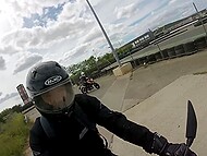 Passionate outdoor sex video of the most lascivious Polish chick and the biker boyfriend 6