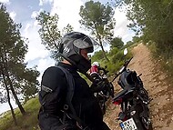 Passionate outdoor sex video of the most lascivious Polish chick and the biker boyfriend 7