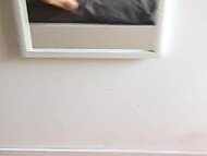 Polish girl with shaved pussy rides her boyfriend's dick filming it in the mirror 6