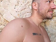 Amateur porn movie starring married Polish couple practicing bonking to cum in mouth on the beach 10