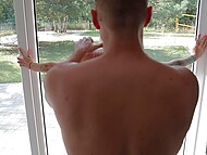 Athlete excites Polish with muscles so that she gives sexual satisfaction to the man 9