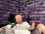 Sexy girl with big natural boobs and her man give an interview about their sexual life 5
