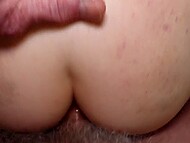 Man pees on the poor blonde woman, stretches her asshole with anal hook and fucks on the camera 8