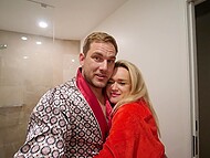 Man and his wife like making videos of them inviting some guy for sex with double penetration 9
