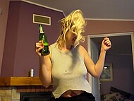 Hiking in nature this cloudy day turns into hot fucking at  home for sexy Polish blonde 11