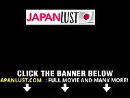 Shy Asian girl undresses during casting and fucks with a stranger who just licked her wet pussy 7