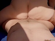 Beautiful reporter traded the microphone for a hard cock and had an amazing fucking in the car 8