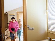 Spanish boy celebrates reunion with college friend Valentina Lapiedra by fucking her tight ass 9