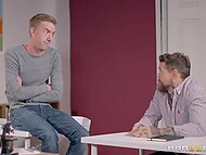 Naughty schoolgirls and schoolboys copulate with filthy teachers in classrooms in porn compilation 10