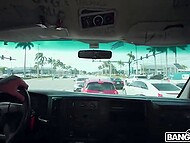 Blonde pornstar invites guys from the street into her van and impresses them with her sexual skills 11