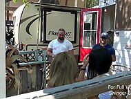 Mature swinger sluts with big asses swap their hubbies and hold fantastic group sex in the open air 5