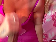 Horny young Mulatto guy wakes up his hot blonde MILF and drills her vagina on camera in the morning 4