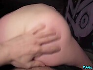 Chick from the street agreed on blowing and fucking a stranger guy and got creampied by him in the tunnel 10