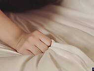 Glamorous MILF in lingerie moans with pleasure during cunnilingus and blows her man before good fucking 8