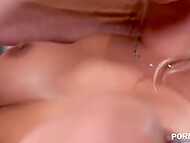 Busty doctor examines the patient and finally holds group sex with double penetration into her ass and twat 4