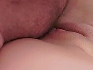 Attractive young princess gave head to the lucky old man and took his dick into shaved cunt in the grass 10