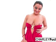 Big breasted MILF chooses a young lover because he has a big cock that kneads her throat and pussy 6