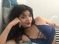 Amateur video of teen Latina tart getting her snatch drilled in doggy after giving head to her boyfriend 11