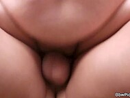 At the casting horny man offered a fat woman with big tits dirty sex after an amazing blowjob 11